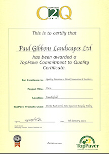 Paul Gibbons Landscapes Ltd Macclesfield