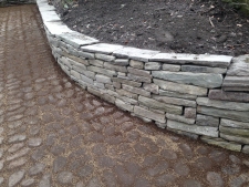 Dry stone wall