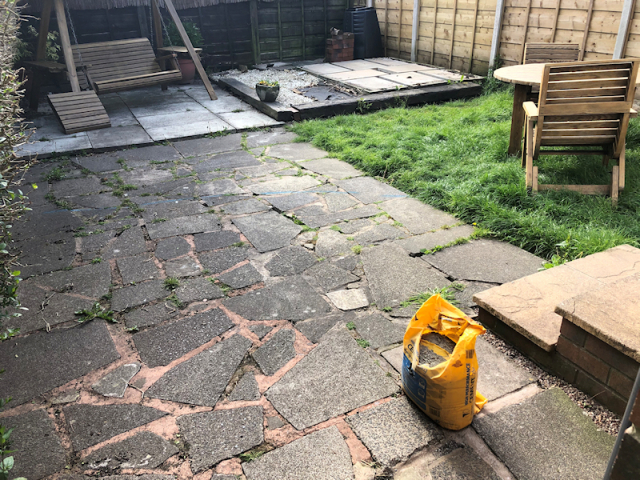 Before garden makeover