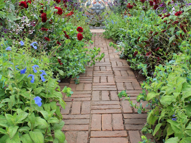 'The flowers of Arley' garden by Arley Hall gardens and Paul Gibbons Landscapes