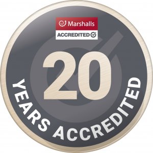 Marshalls 20 years accredited